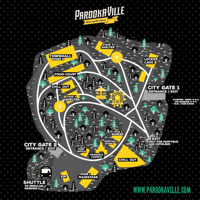 Parookaville Map